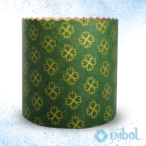 REFIL FORNEÁVEL PANETONE 250G VERDE C/100