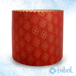 REFIL FORNEÁVEL PANETONE 250G VERMELHO C/100